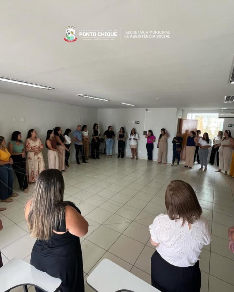 Município de Ponto Chique integra oficina da Sedese-MG sobre o planejamento e a organização da Assistência Social.