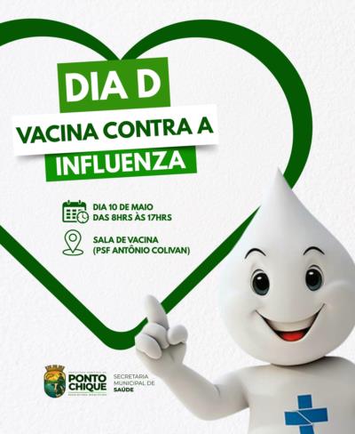 Dia D de vacinação contra a Influenza