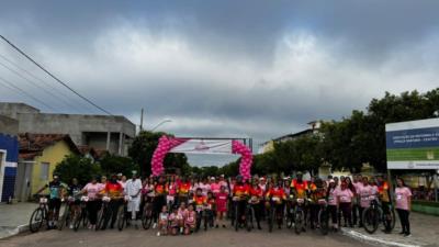 Corrida, caminhada e ciclismo em comemoração ao dia internacional da mulher